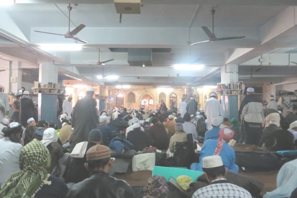 Lt 4 masjid Nizamuddin, tempat jamaah asing
