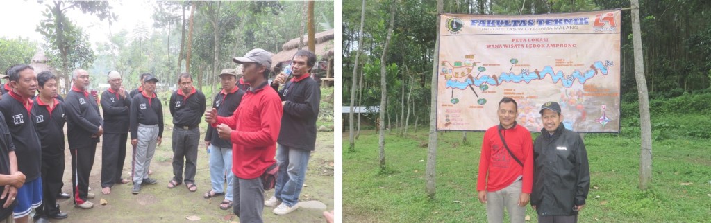 brifing sebelum tubing, bersama Munir (koleksi pribadi)