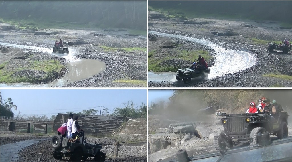 Sensasi offroad wisata Merapi (koleksi pribadi)