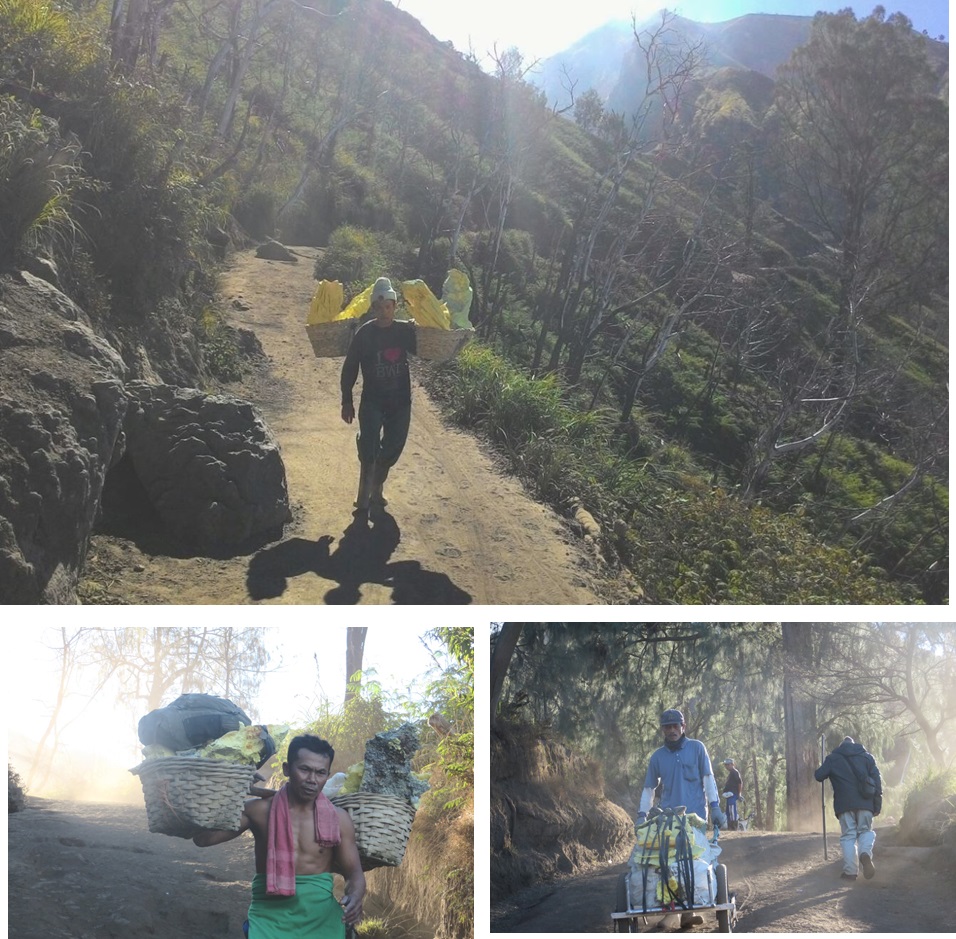 pekerja belerang kawah ijen (koleksi pribadi)