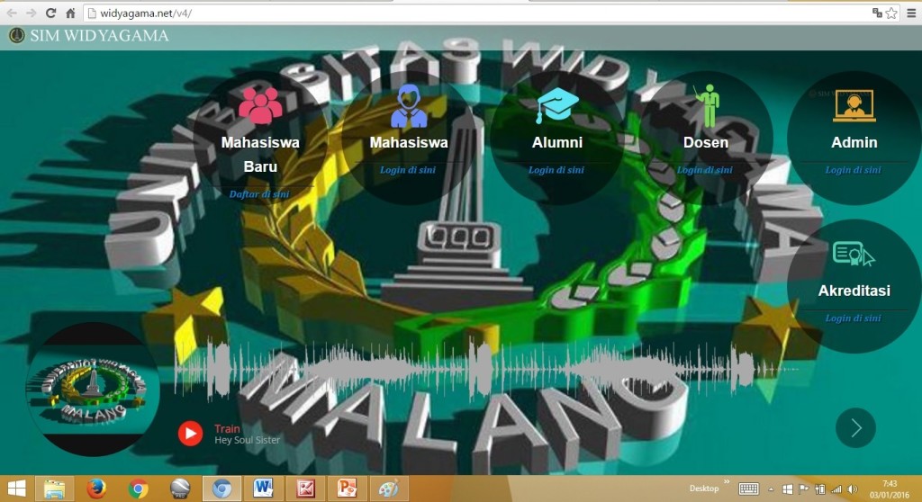 SIM UWG (http://widyagama.net/v4/)