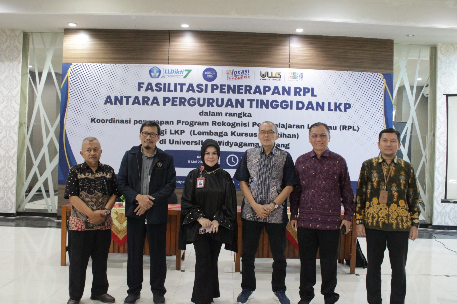LLDIKTI Wilayah VII Jawa Timur Gelar Acara Fasilitasi Penerapan RPL di UWG Malang