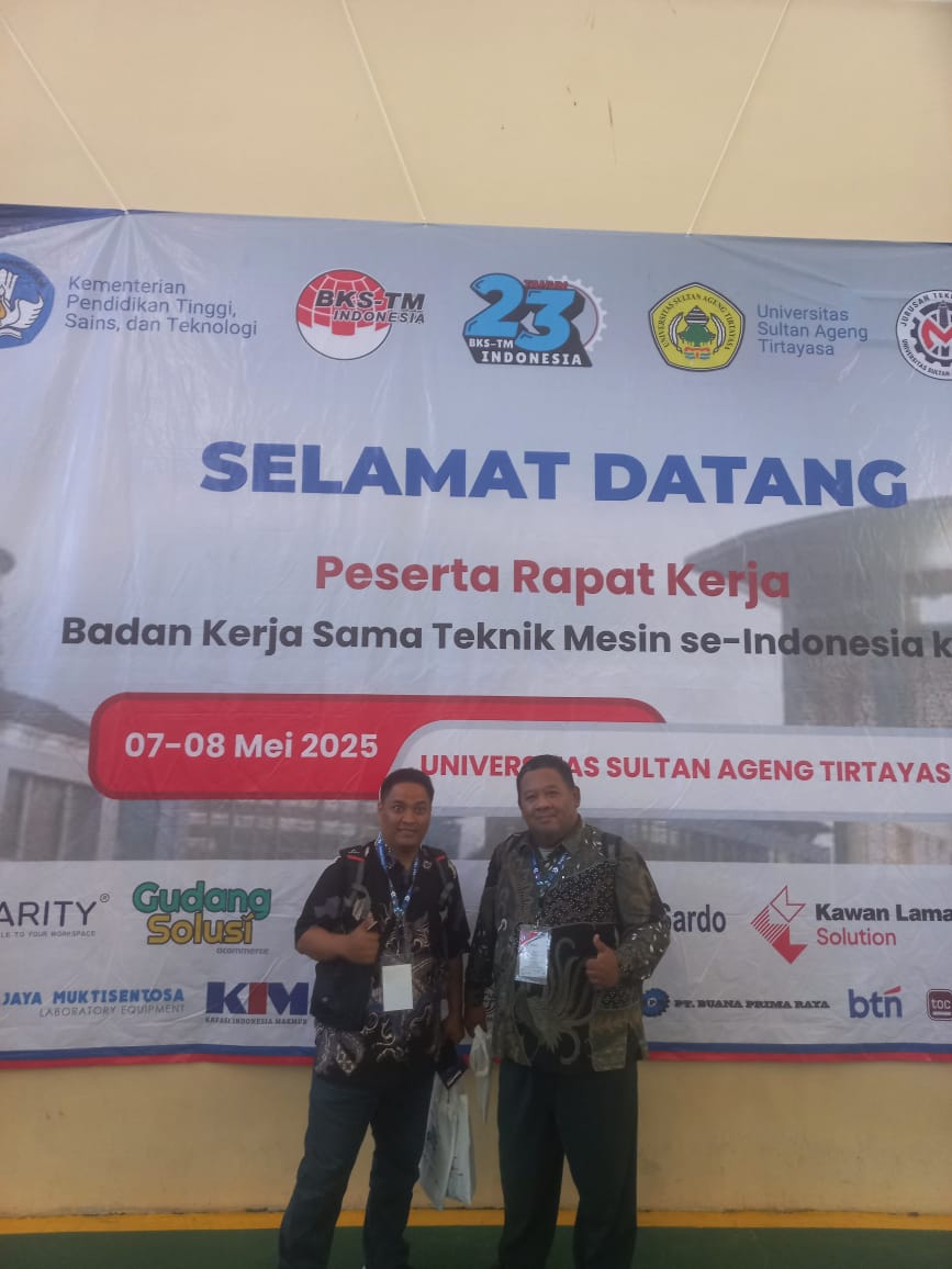 Delegasi Teknik Mesin UWG Malang Ikuti Rapat Kerja Nasional BKSTM di UNTIRTA Banten