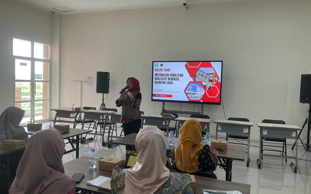 Dosen Akuntansi UWG Malang Jadi Narasumber Kuliah Tamu Metodologi Kualitatif Berbasis Kearifan Lokal