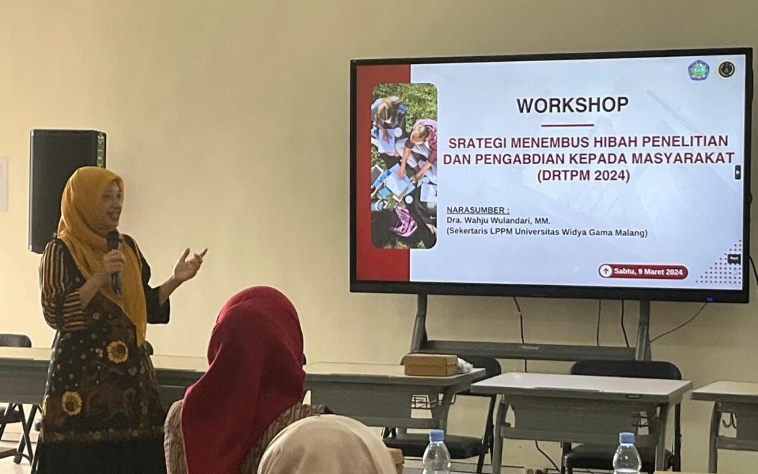 Dosen FEB UWG Malang Beri Workshop Strategi Menembus Hibah Penelitian dan Pengabdian Masyarakat