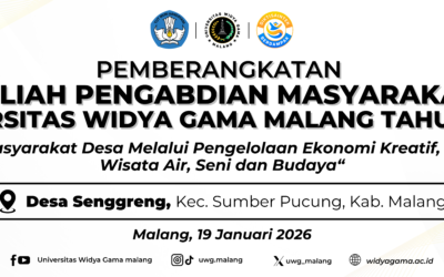 Pemberangkatan KPM Universitas Widya Gama Malang Tahun 2026