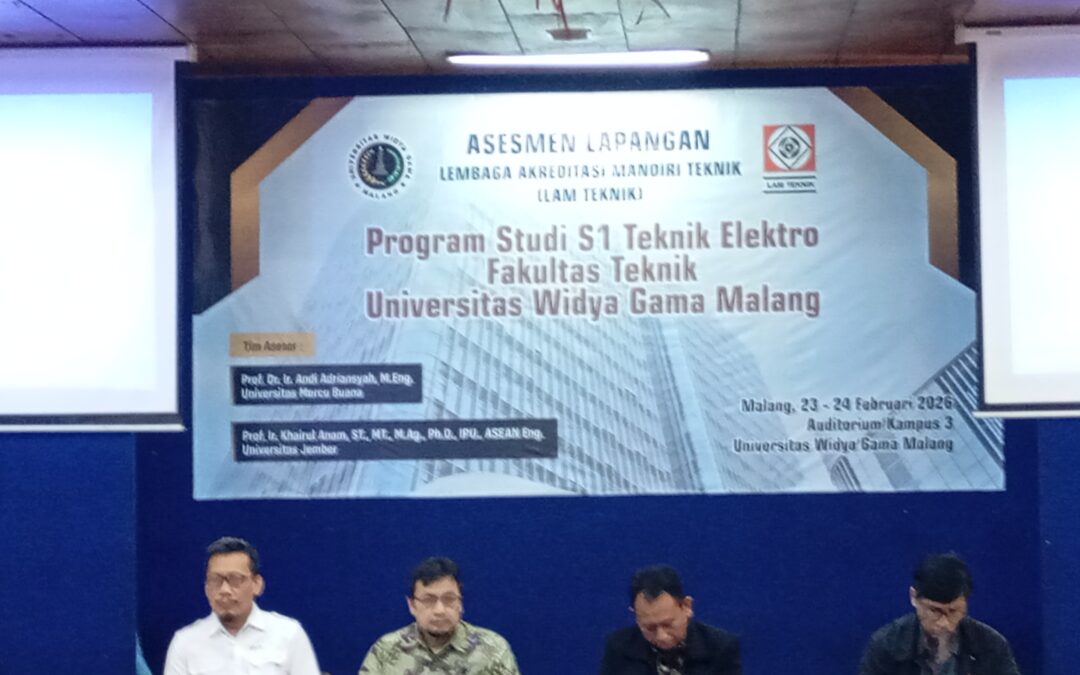 Asesmen LAM TEKNIK di UWG Malang: Target “UNGGUL” Prodi Teknik Elektro
