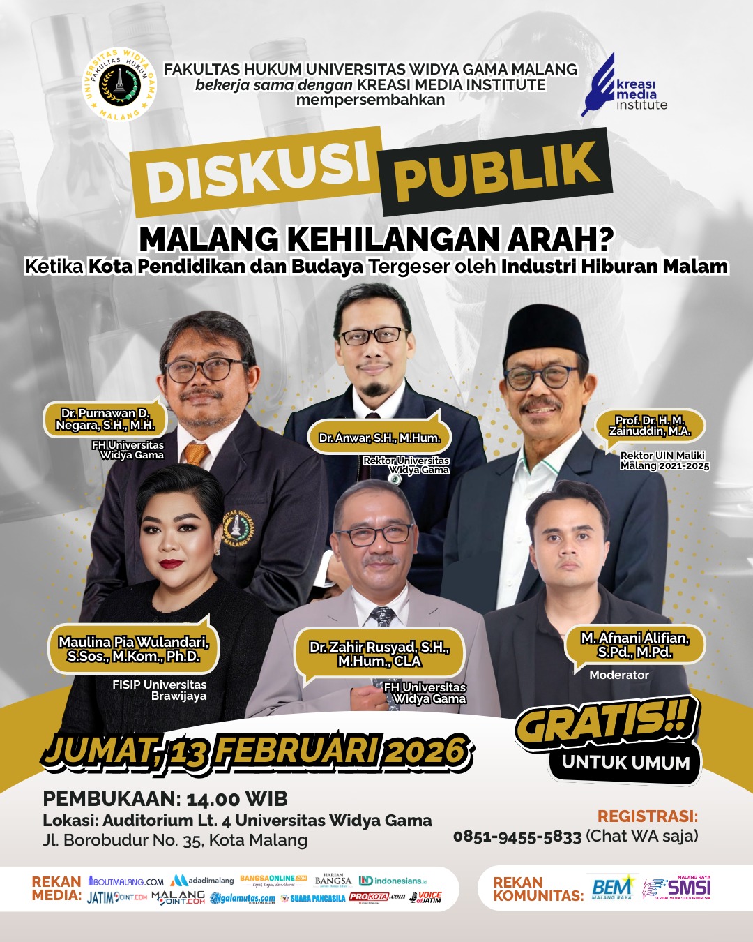 Diskusi Publik oleh FH UWG