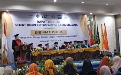 DIES NATALIS ke-55 UNIVERSITAS WIDYA GAMA MALANG: Rapat Terbuka Senat Tegaskan Transformasi Menuju Kampus Unggul Berwawasan Global