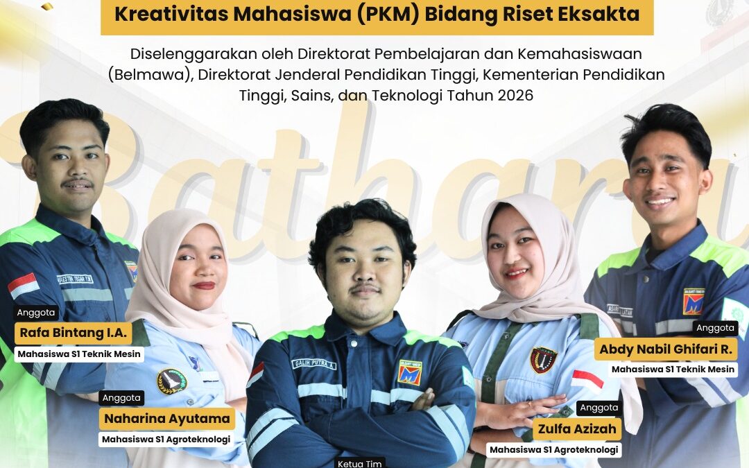UWG Malang Cetak Prestasi Nasional: Tiga Proposal Mahasiswa Tembus Pendanaan Kemendikti Saintek 2026, Bukti Kampus Inovasi dan Talenta Muda Berdaya Saing