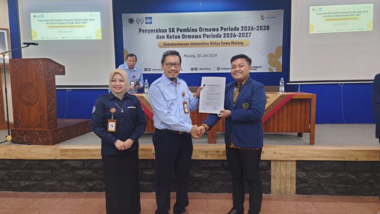 UWG Malang Resmi Kukuhkan Pembina dan Ketua Ormawa Baru, Siap Cetak Pemimpin Mahasiswa Berprestasi dan Berdampak