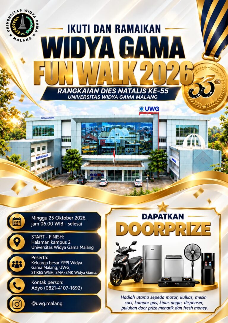 Press Release: UWG Malang Siapkan Fun Walk 2026, Rayakan 55 Tahun dengan Semangat Bergerak dan Tumbuh Bersama
